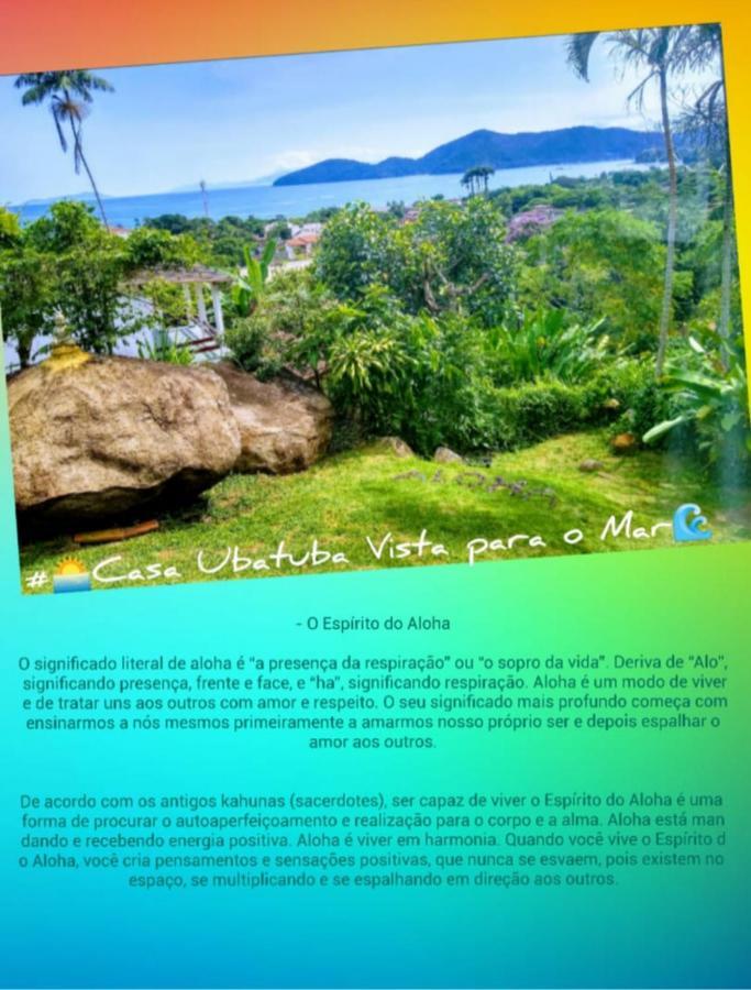 Casa Ubatuba Vista Para O Mar Екстер'єр фото